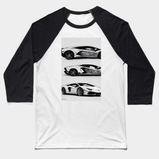 Super Car Concept 5 Baseball T-Shirt